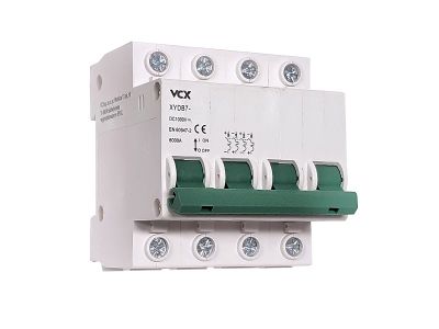 Istič DC 32A/C 4P VCX XYDB7-32A, DC1000V, na DIN lištu