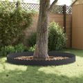 vidaXL Obrubník trávnika 20 ks 103 x 25 cm Oceľ Čierna