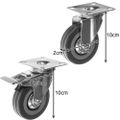 Súprava transportných otočných koliesok 70 mm, 4 ks Malatec 22537 Sada transportních otočných koleček 70 mm, 4 ks Malatec 22537