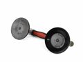 Prísavka na sklo a obklady, hliníková 2x125mm GEKO