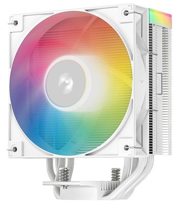 DEEPCOOL chladič AG400 ARGB V2 / 120mm fan ARGB / 4x heatpipes / PWM / pre Intel i AMD / biely Chladič, pre CPU, pre Intel i AMD, socket 1851, 1700, 1200, 115x, AM5, AM4, 120mm ventilátor, 4 heatpipe, biely