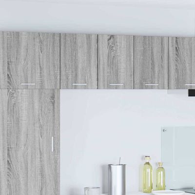 vidaXL Závesná skrinka 2 pcs Sivý Sonoma a biela 30 x 31 x 40 cm