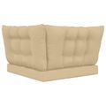 vidaXL Vankúš na vonkajšiu pohovku Polyester Béžová 68,5 x 68,5 cm