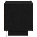 vidaXL Nočný stolík Čierny dub 70 x 36 x 40,5 cm Kompozitné drevo