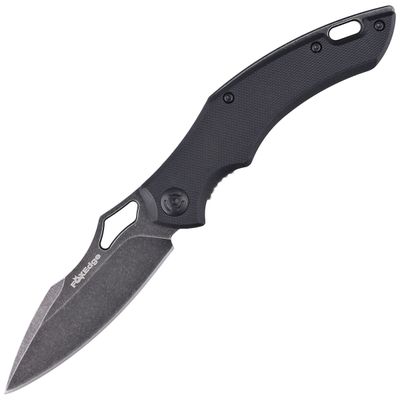 FOX knives FE-034 EDGE SPARROW BLACK vreckový nôž 8 cm,Stonewash PVD, čierna, G10