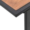 vidaXL Konferenčný stolík Čierna a Hnedá 55 x 55 x 35 cm