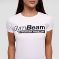 Dámske tričko Stronger Together White - GymBeam, veľkosť M, veľkosť oblečenia M
