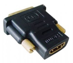 GEMBIRD redukcia HDMI-DVI-D F/M, pozlátené kontakty, čierna