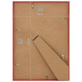 vidaXL Fotorámiky na stenu alebo stôl 5 ks červené 18x24 cm MDF