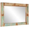 vidaXL Zrkadlo 70x50 cm masívne recyklované drevo a sklo