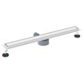 vidaXL Sprchový odtok 2 v 1 s 360° siphonom Strieborná 80 cm