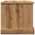 vidaXL Úložné boxy dub artisan 70x40x38 cm kompozitné drevo