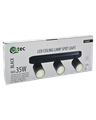 Q-04AD Stropné bodové svetlo 3xGU10 čierne QTEC