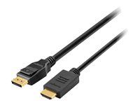 Kábel adaptéra - DisplayPort s pinmi (male) do HDMI s pinmi (male) - 1.83 m - čierna - pasívny, podpora 1080p