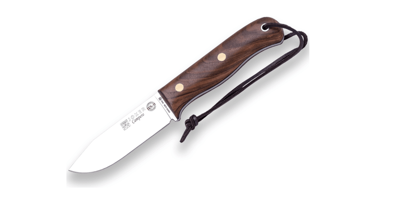 JOKER CN112 CAMPERO outdoorový nôž 10,5 cm, orechové drevo, kožené puzdro