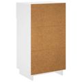vidaXL Skriňa na topánky 48 x 38 x 87,5 cm Kompozitné drevo Biela