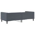 vidaXL Denná posteľ tmavosivá 90x200 cm zamat