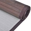 vidaXL Bambusová predložka do kúpeľne 2 ks 60x90 cm tmavohnedá
