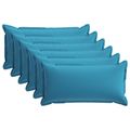 vidaXL Poťah na podložku 6 ks HOUTEN Svetlomodrá 40 x 80 cm Polyester