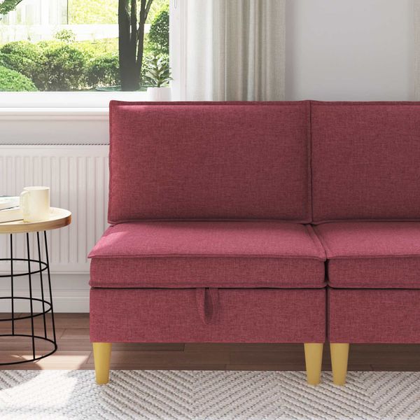 vidaXL Sofa s úložným priestorom Látka