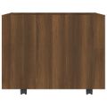 vidaXL Konferenčný stolík hnedý dub 55x55x40 cm kompozitné drevo