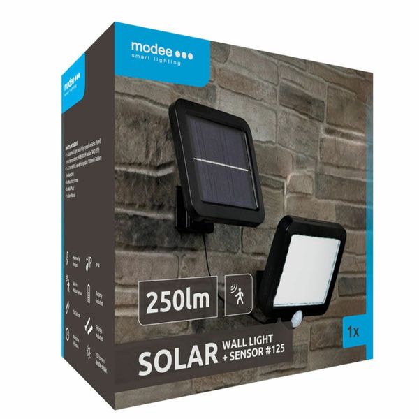 Modee Lighting solárny LED reflektor 125 do exteriéru so senzorom  (ML-WS125)