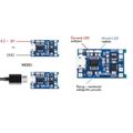 Nabíjačka Li-Ion článku 1A s ochranou, modul s IO TP4056 (micro USB)