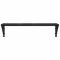 vidaXL Stenné police Nástenná montáž 2 ks Čierny dub 60 x 15 x 15,5 cm
