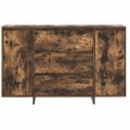 vidaXL Servírovacia skriňa Dymová dub 120 x 41 x 75 cm