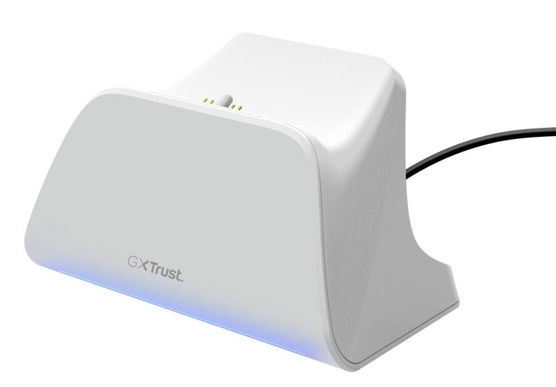 TRUST GXT255W CHARGE STAND PS5 WHITE - biela