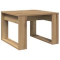 vidaXL Príručný stolík dub artisan 50x50x35 cm spracované drevo