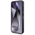 Guess HC Magnetic IML Metal Glitter 4G Circle Triangle case for Samsung Galaxy S25 black