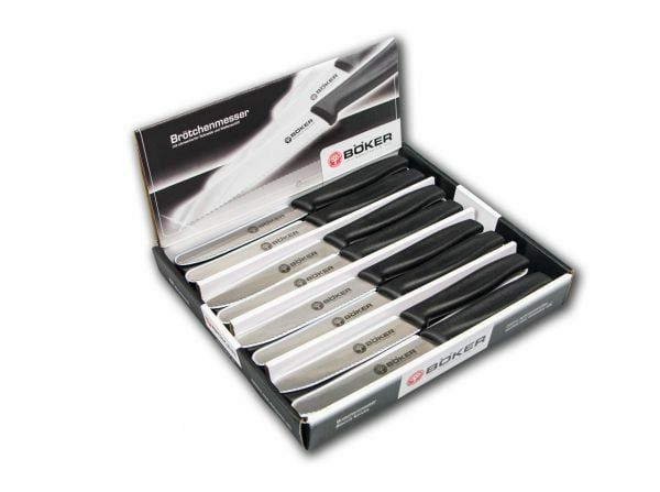 Böker Manufaktur 03BO024 24ks univerzálnych nožov, čierna, syntetika, box
