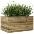 vidaXL Záhradný kvetináč 90x60x45,5 cm impregnovaná borovica