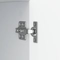vidaXL Servírovacia skriňa Biela 89 x 34,5 x 80 cm Kompozitné drevo