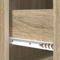 vidaXL Zásuvkový kabinet Dub sonoma 66 x 34,5 x 87 cm Kompozitné drevo