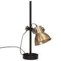 vidaXL Stolová lampa 25 W starožitná mosadzná 15x15x55 cm E27