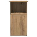 VidaXL Príručný stolík Dub Artisan 36x30x56 cm Upravené drevo