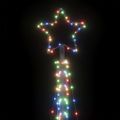 vidaXL LED vianočný stromček 495 LED farebné 300,5 cm