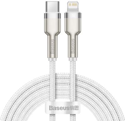 Baseus Dátový kábel Cafule USB-C/Lightning PD 20W 2m biely