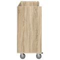 vidaXL Golfová skriňa s kolesom Sonoma dub 120 x 45 x 98 cm