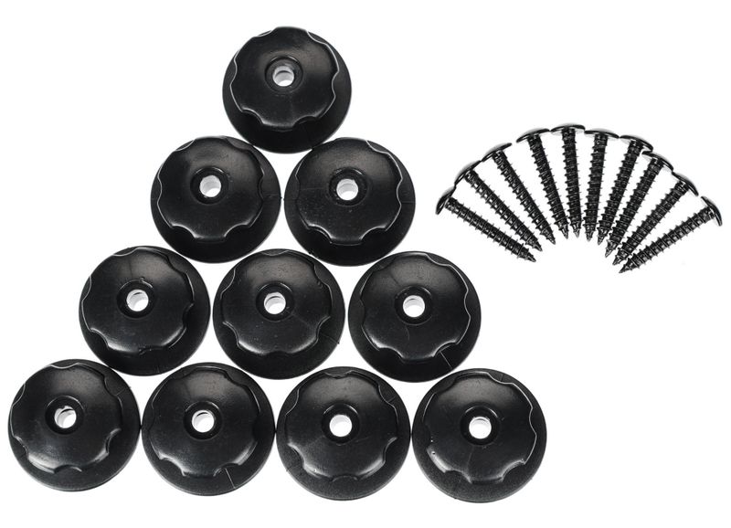 Sada háčků s vruty pro upevnění sítě/plachty k vozíku TRAILER HOOK SET 3, 10 ks SIXTOL