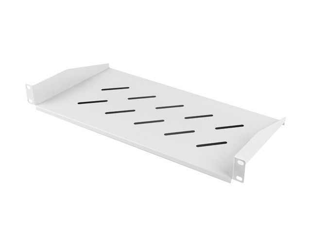 Polica pro 19'' skrine 350/450/600/800/1000mm šedá lanberg (1u/483x220mm nosnosť do 25KG)