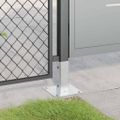 vidaXL Podnože stĺpikov štvorcové 12 ks Strieborná 51x51 mm