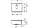 Villeroy & Boch Subway 545 Biela keramika