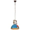 vidaXL Industriálna okrúhla závesná lampa 25 W farebná 40 cm E27