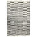 vidaXL Kilim koberec červeno/biely 120x180 cm bavlnený vzorovaný