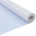 vidaXL Okenná fólia matná dizajn s pruhmi PVC