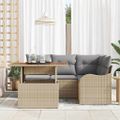 vidaXL Súprava záhradných pohoviek 5 ks 4-Počet miest