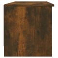 vidaXL TV skrinka dymový dub 102x35,5x36,5 cm spracované drevo